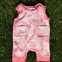 Limited quantities: Tie-dyed Infant Sleeveless Romper